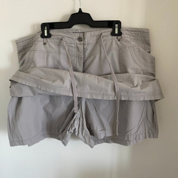 Reitman's Light Gray 100% Cotton Skort Women's Size 20 - Picture 5 of 6